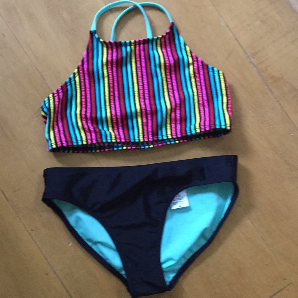 Wonder Nation girls size 10/12 bathing suit